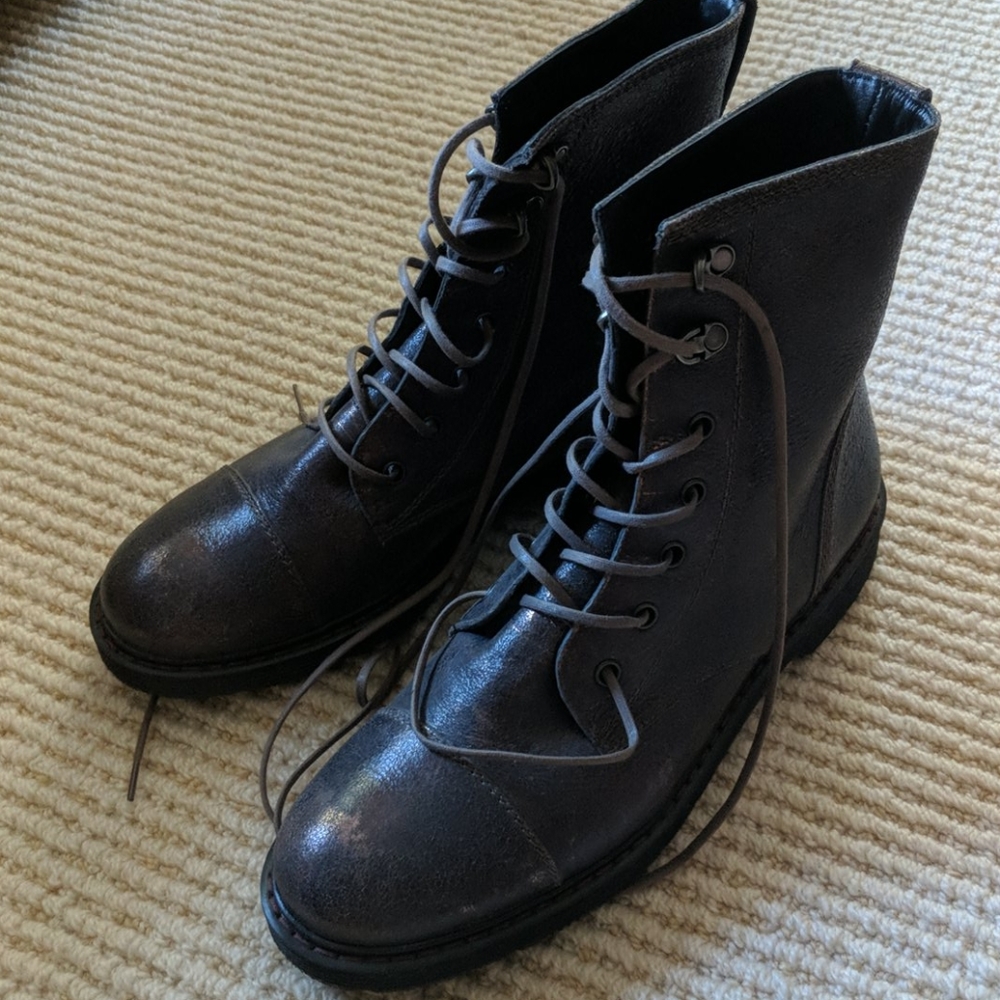 PAUL GREEN combat boots - only worn once!